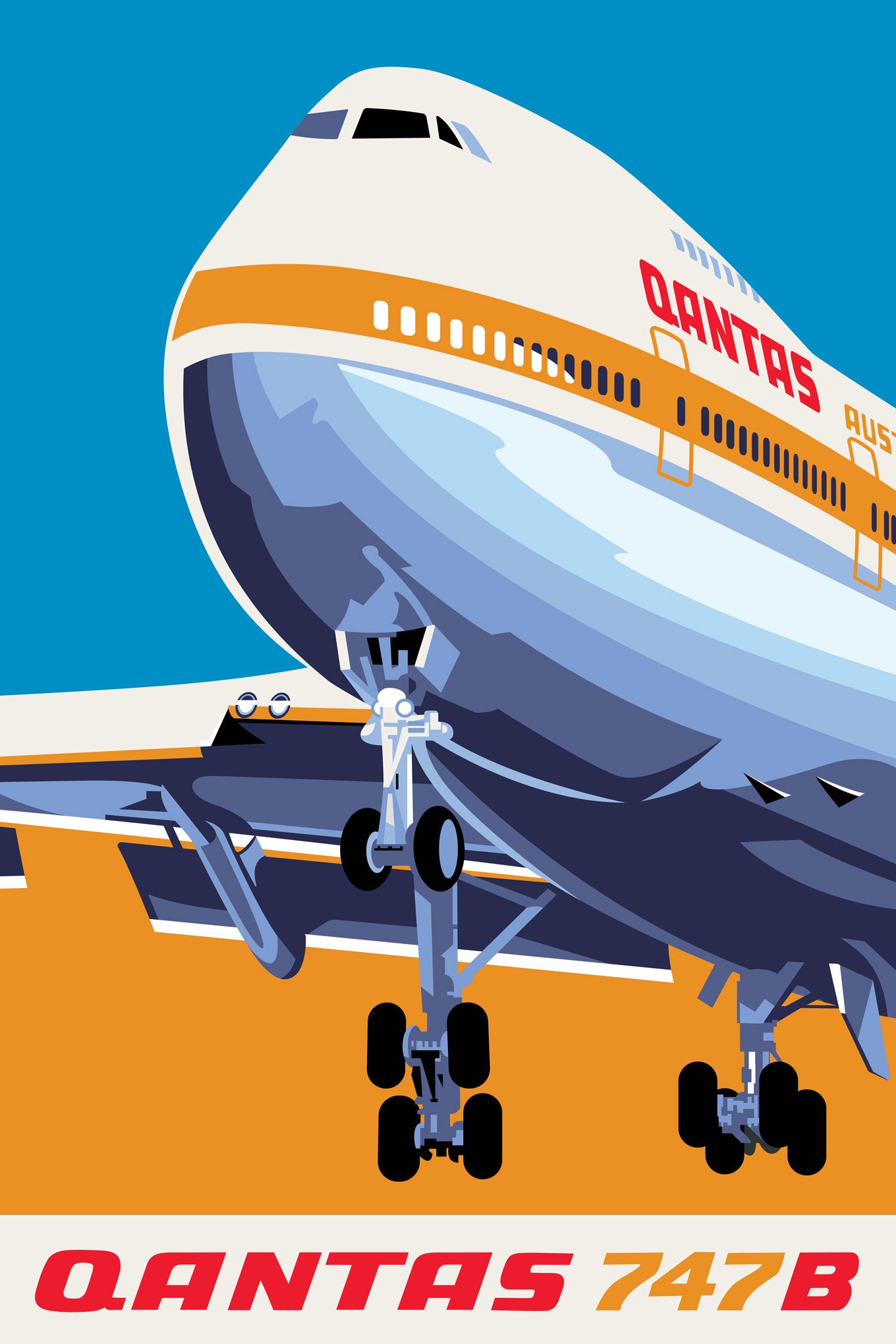 747 Poster Retropilot