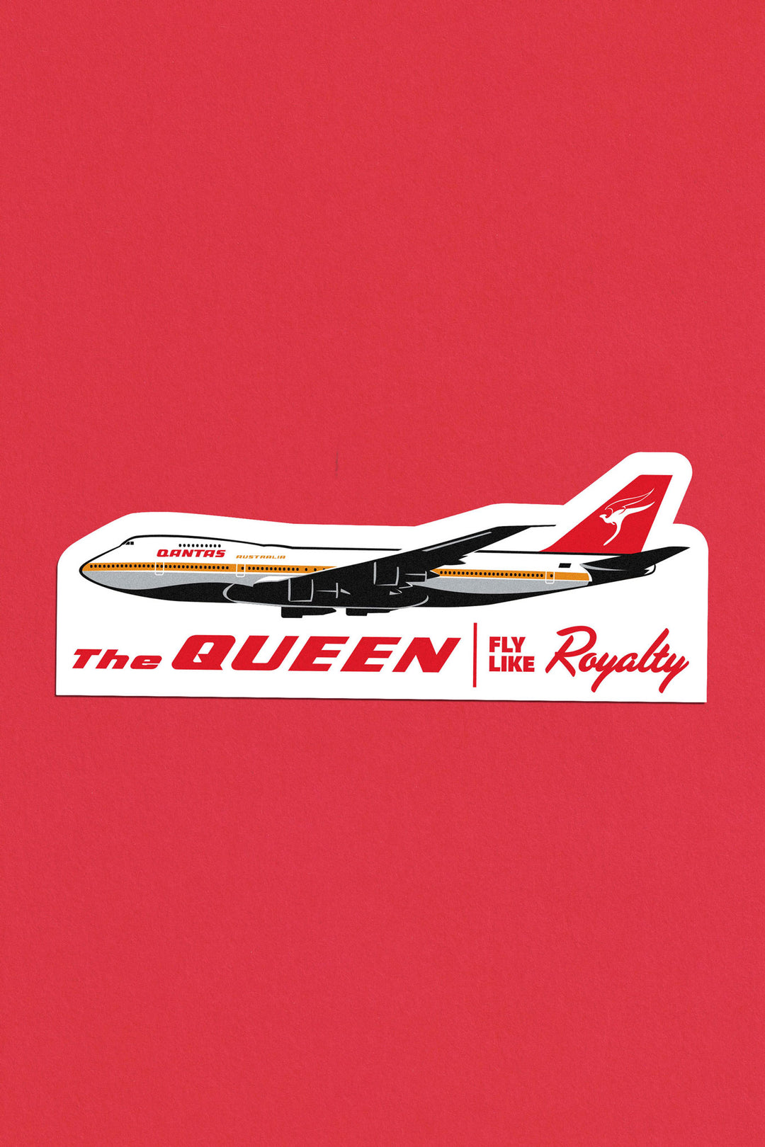 Qantas 747 - Sticker