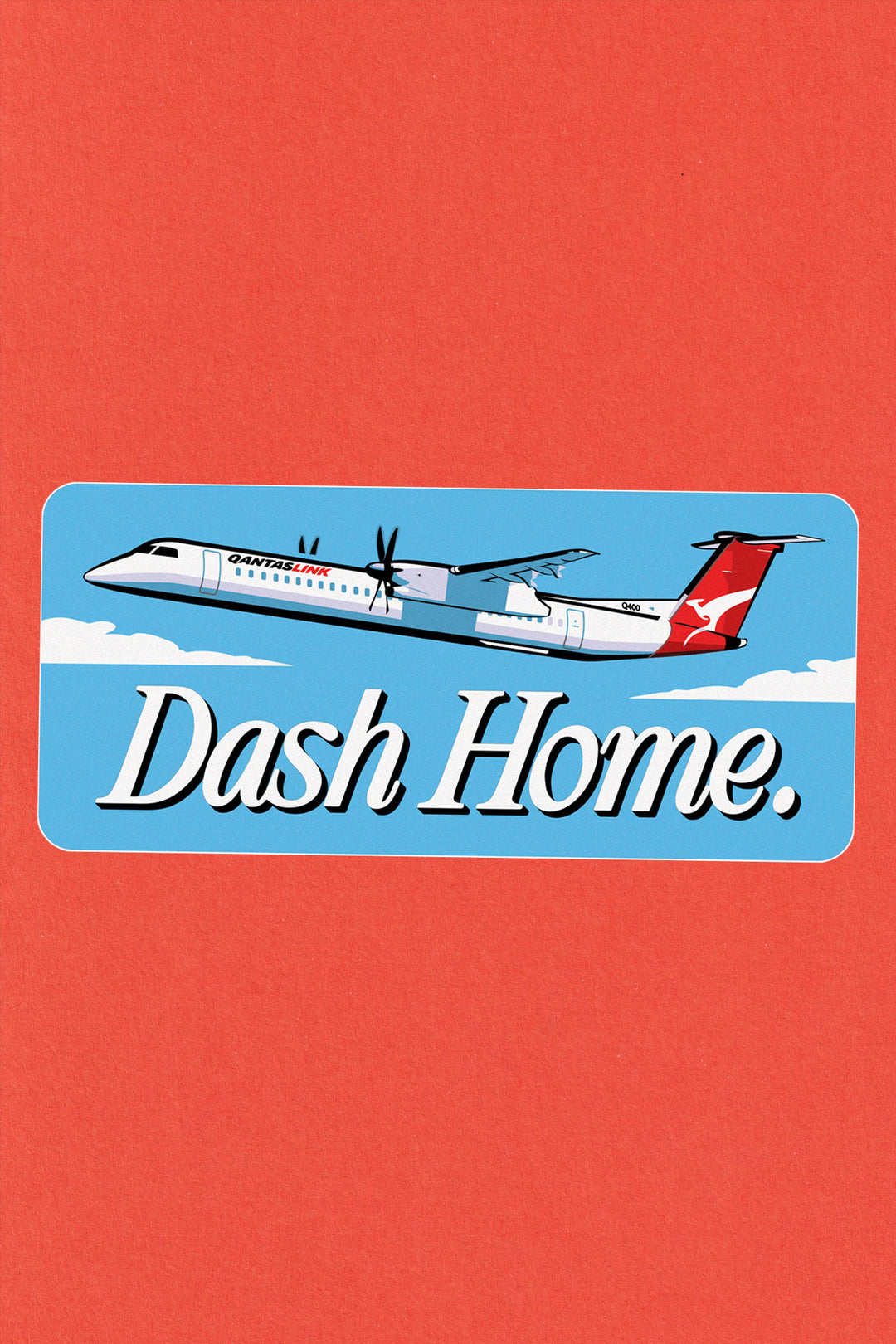 Qantaslink Dash 8 - Sticker