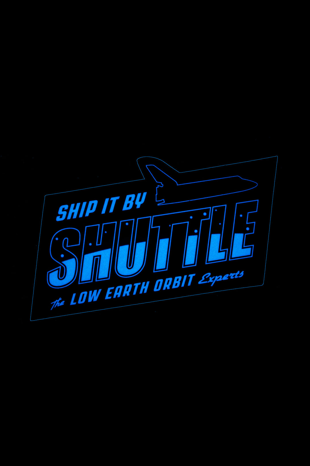 Shuttle - Glow Sticker