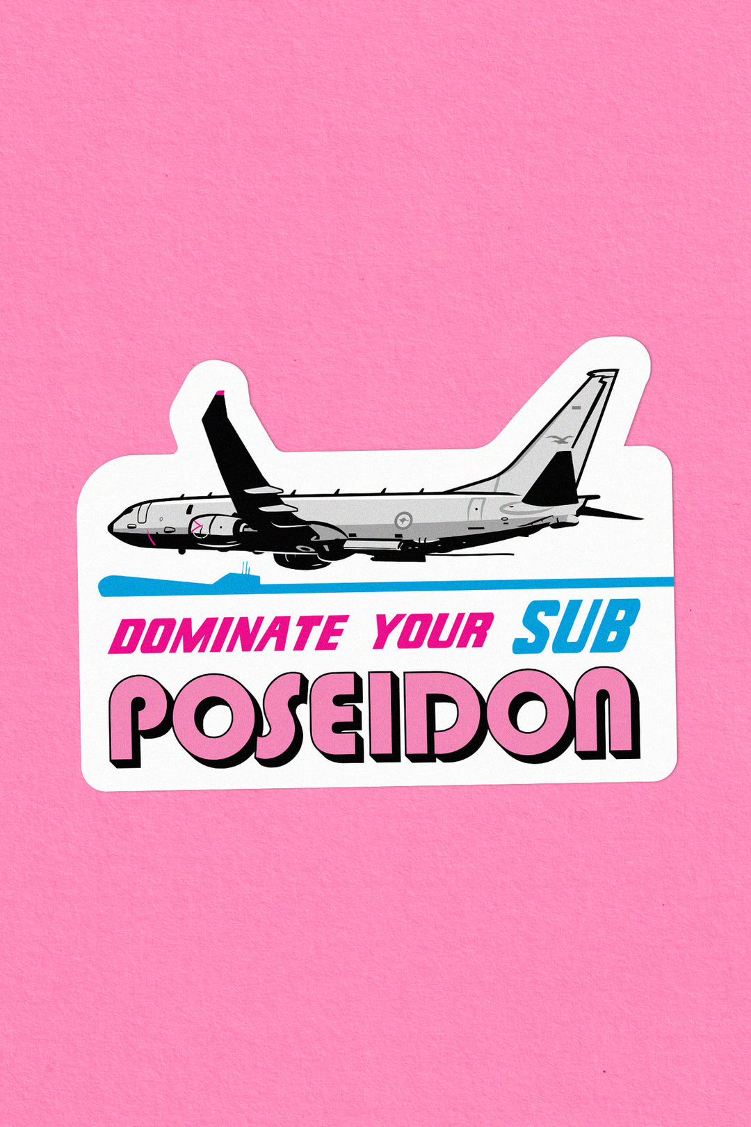 P-8 Poseidon - Sticker (Pink)