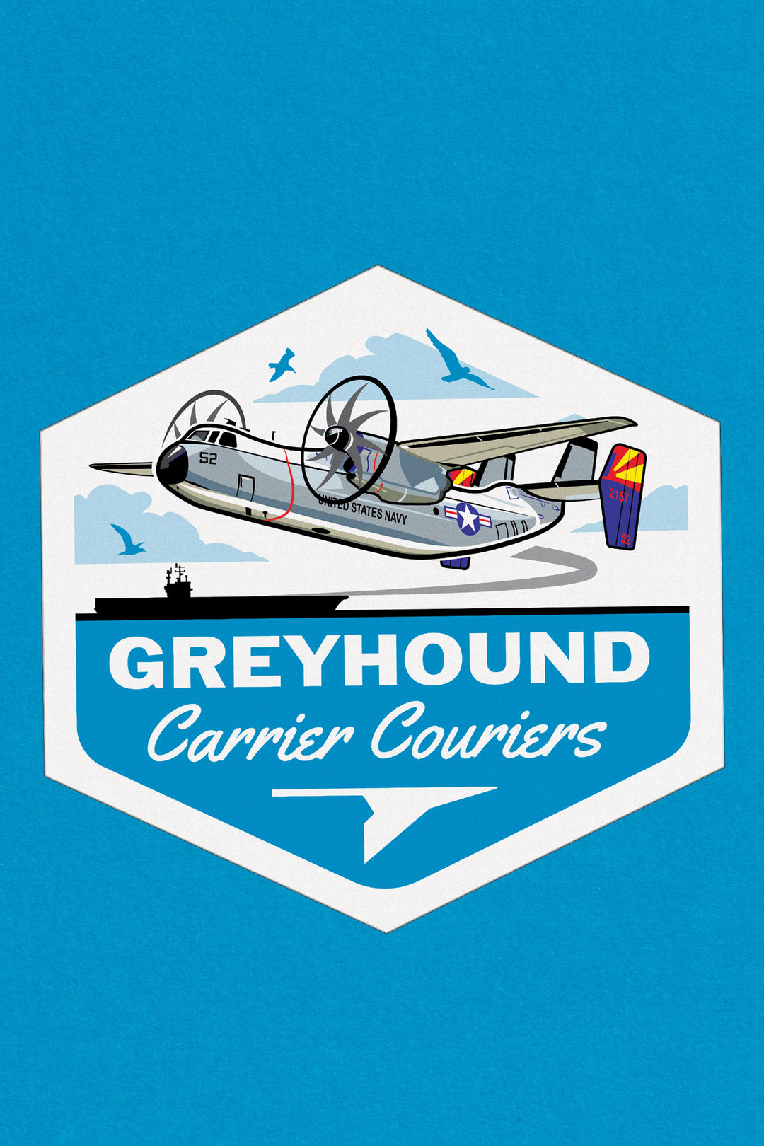 C-2 Greyhound - Sticker