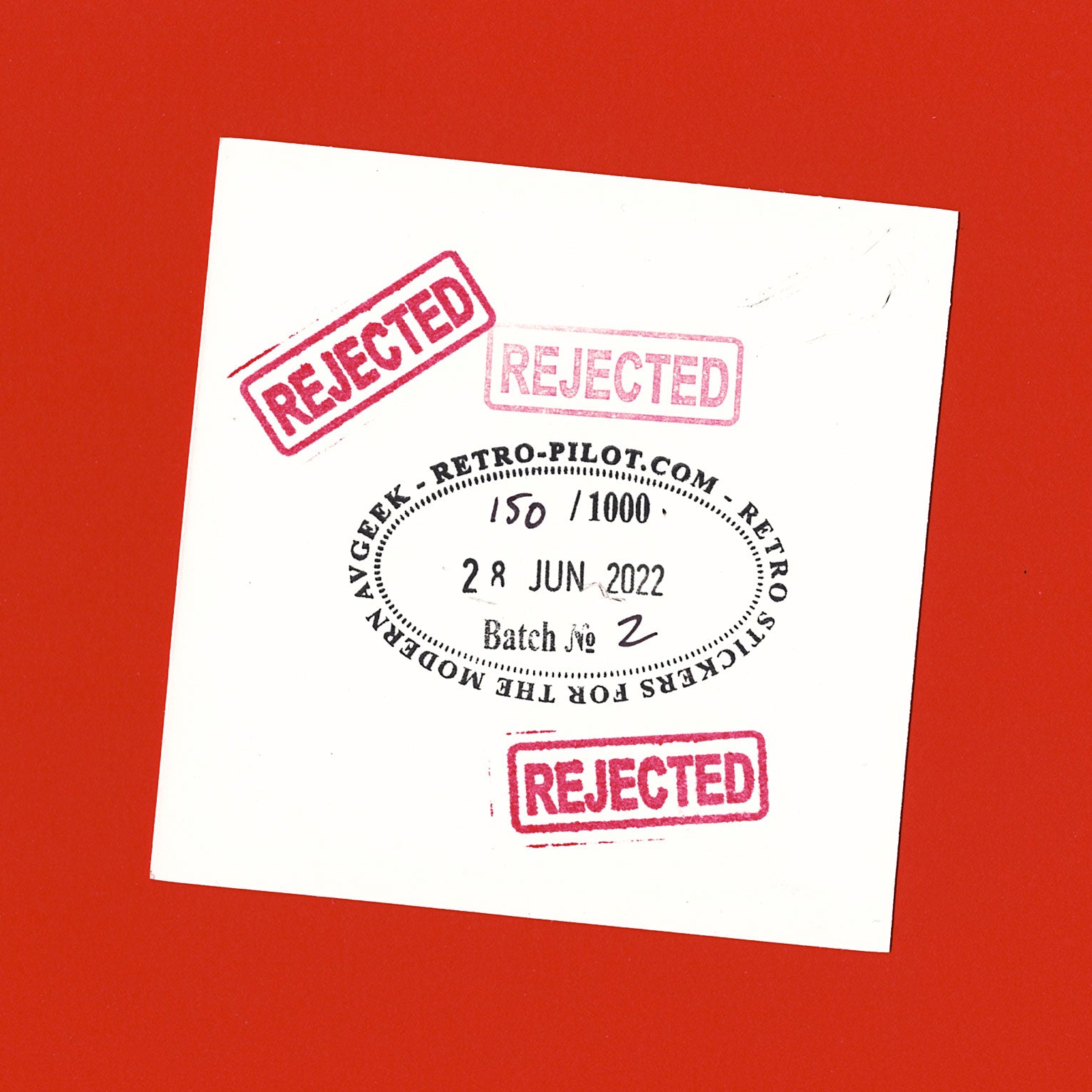 Rejected Stickers – Retropilot